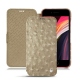 Apple iPhone SE (2020) leather case - Autruche desert