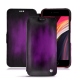 Apple iPhone SE (2020) leather case - Violet Patine