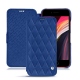 Capa em pele Apple iPhone SE (2020) - Bleu océan - Couture ( Nappa - Pantone 293C ) 