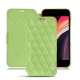 Funda de piel Apple iPhone SE (2020) - Vert olive - Couture ( Nappa - Pantone 578U ) 