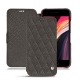 Capa em pele Apple iPhone SE (2020) - Anthracite - Couture ( Pantone 424C ) 