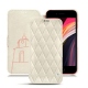 Custodia in pelle Apple iPhone SE (2020) - Blanc escumo - Couture