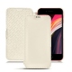 Lederschutzhülle Apple iPhone SE (2020) - Blanc PU