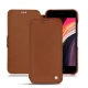 Housse cuir Apple iPhone SE (2020) - Marron Veggie