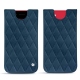 Custodia in pelle Apple iPhone SE (2020) - Blu mediterran - Couture