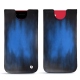 Pochette cuir Apple iPhone SE (2020) - Bleu Patine
