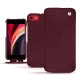 Capa em pele Apple iPhone SE (2020) - Lie de vin ( Pantone 5115C ) 