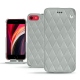 Capa em pele Apple iPhone SE (2020) - Gris - Couture ( Nappa - Pantone W428C ) 