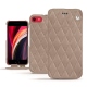 Capa em pele Apple iPhone SE (2020) - Taupe vintage - Couture