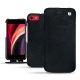 Housse cuir Apple iPhone SE (2020) - Dark vintage ( Roughtcut - Black#5256 ) 