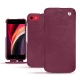 Capa em pele Apple iPhone SE (2020) - Prune vintage ( Pantone 512C ) 