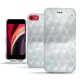 Housse cuir Apple iPhone SE (2020) - Platinium - Couture