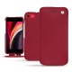 Housse cuir Apple iPhone SE (2020) - Rouge passion