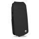 Astuccio in pelle Motorola L7  - Noir ( Nappa - Black ) 