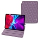 レザーケースApple iPad Pro 11" (2020) - Lilas - Couture ( Nappa - Pantone 2645U ) 