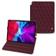 Housse cuir Apple iPad Pro 11" (2020) - Lie de vin - Couture ( Pantone 5115C ) 