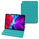 Housse cuir Apple iPad Pro 11" (2020) - Bleu fluo - Couture