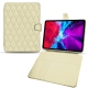 가죽 커버 Apple iPad Pro 11" (2020) - Ivoire - Couture ( Sleek P C12 - White ) 