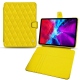 Housse cuir Apple iPad Pro 11" (2020) - Jaune fluo - Couture