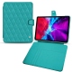 가죽 커버 Apple iPad Pro 11" (2020) - Bleu fluo - Couture