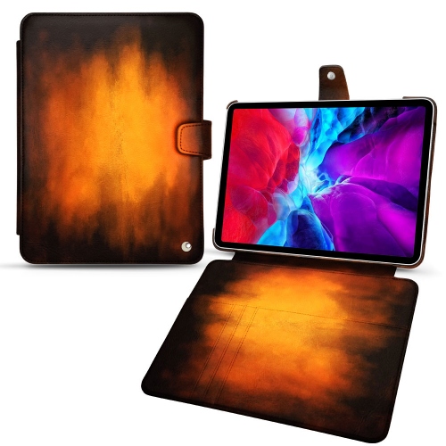 ノレーブを使った最高のレザーウォレットカバーFauve Patine