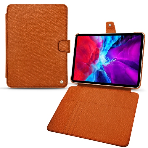 The best leather wallet covers with NoreveOrange vibrant ( Pantone #e36b39 ) 