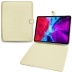 Capa em pele Apple iPad Pro 12.9" (2020) - Ivoire ( Sleek P C12 - White ) 