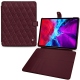 Funda de piel Apple iPad Pro 12.9" (2020) - Lie de vin - Couture ( Pantone 5115C ) 