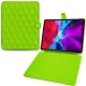 Housse cuir Apple iPad Pro 12.9" (2020) - Vert fluo - Couture