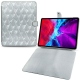 Apple iPad Pro 12.9" (2020) leather case - Platinium - Couture