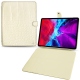 Housse cuir Apple iPad Pro 12.9" (2020) - Crocodile milk
