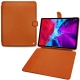 Apple iPad Pro 12.9" (2020) leather case - Orange vibrant