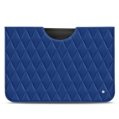 Quality Leather Pouches for iPad Pro 11'' 2020/2021Bleu océan - Couture ( Nappa - Pantone #15458a) 