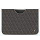 Pochette cuir Apple iPad Pro 11" (2020) - Anthracite - Couture ( Pantone 424C ) 