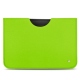 Apple iPad Pro 11" (2020) leather pouch - Vert fluo