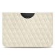 硬质真皮保护套 Apple iPad Pro 11" (2020) - Blanc escumo - Couture