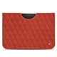 Apple iPad Pro 11" (2020) leather pouch - Arange clouquié - Couture