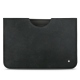 Pochette cuir Apple iPad Pro 12.9" (2020) - Dark vintage ( Roughtcut - Black#5256 ) 