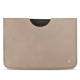 Apple iPad Pro 12.9" (2020) leather pouch - Taupe vintage ( Pantone 7530C ) 