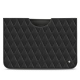 Pochette cuir Apple iPad Pro 12.9" (2020) - Noir - Couture ( Nappa - Black ) 