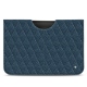 Pochette cuir Apple iPad Pro 12.9" (2020) - Indigo - Couture ( Pantone 303U ) 