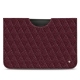 Custodia in pelle Apple iPad Pro 12.9" (2020) - Lie de vin - Couture ( Pantone 5115C ) 