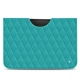 Pochette cuir Apple iPad Pro 12.9" (2020) - Bleu fluo - Couture