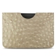 Apple iPad Pro 12.9" (2020) leather pouch - Autruche desert