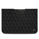 Pochette cuir Apple iPad Pro 12.9" (2020) - Negre poudro - Couture