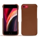 Funda de piel Apple iPhone SE (2020) - Marron ( Nappa - Pantone 1615C ) 