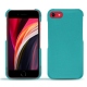 Capa em pele Apple iPhone SE (2020) - Bleu fluo