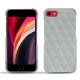 レザーケース Apple iPhone SE (2020) - Gris - Couture ( Nappa - Pantone W428C ) 