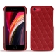 Custodia in pelle Apple iPhone SE (2020) - Rouge - Couture ( Nappa - Pantone 199C ) 