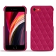 レザーケース Apple iPhone SE (2020) - Rose fluo - Couture